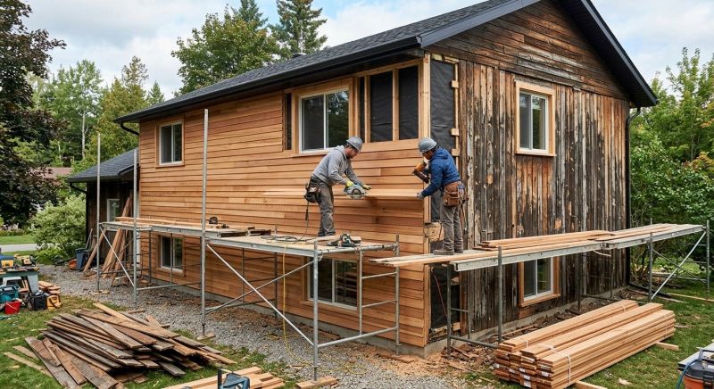 Wood Cladding Replacement