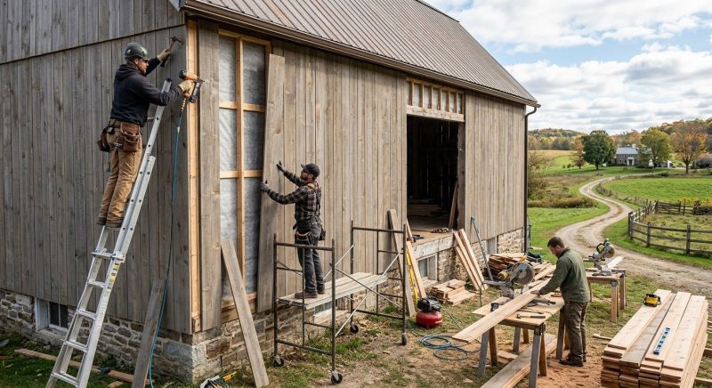 Barn Siding Installation in Brookville, IN