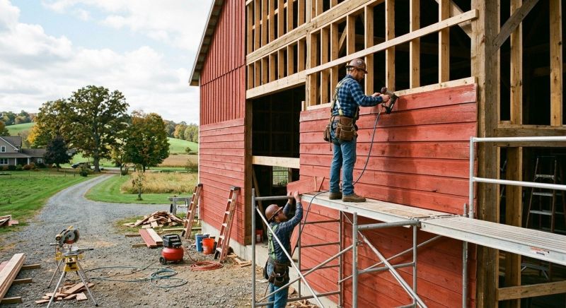Barn Siding Installation in Lawrenceburg, IN