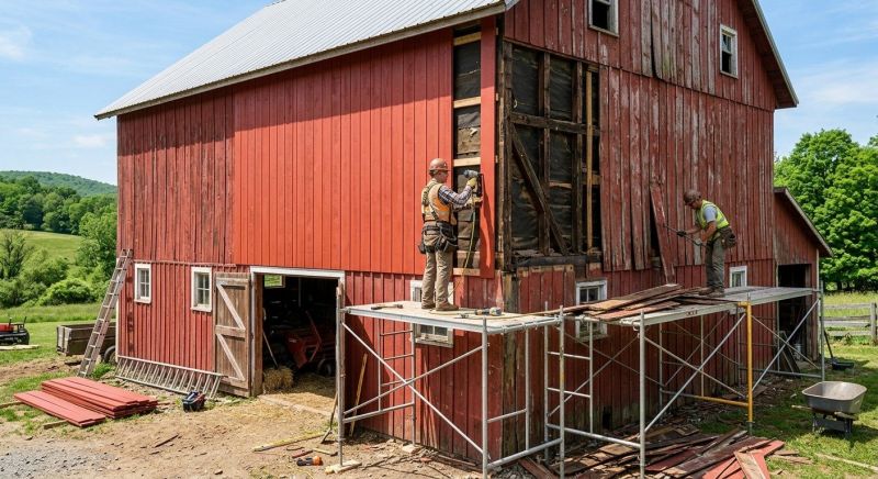 Barn Siding Replacement in West Harrison, IN