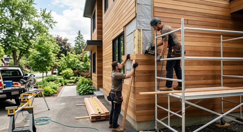 Batten Siding Installation in Aurora, IN