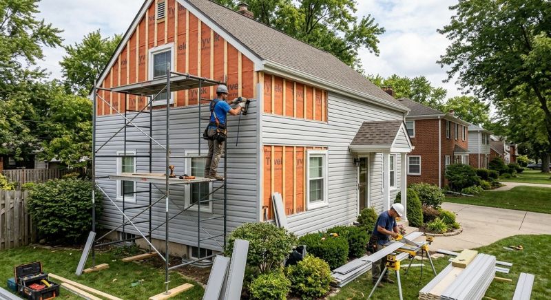Building Siding Installation in Lawrenceburg, IN