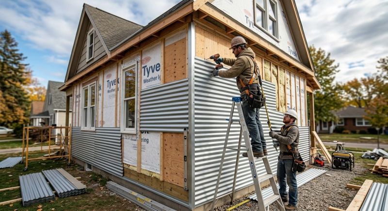 Corrugated Siding Installation in Lawrenceburg, IN