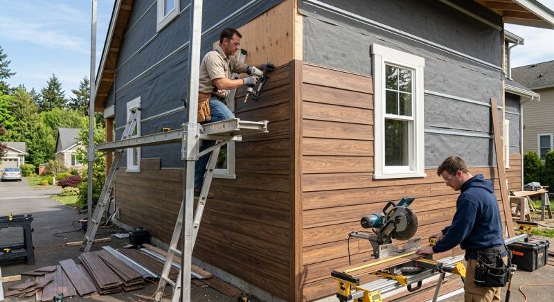 Faux Wood Siding Installation in Cincinnati, OH