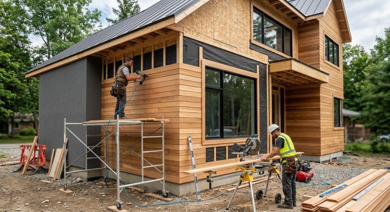 Faux Wood Siding Installation in Florence, KY