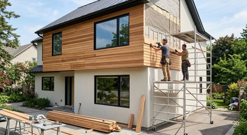 Faux Wood Siding Installation in West Harrison, IN