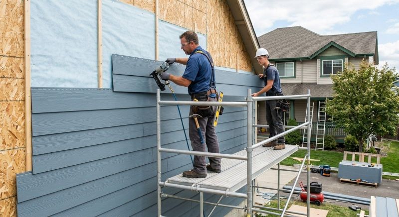 Fiber Siding Installation in Burlington, KY