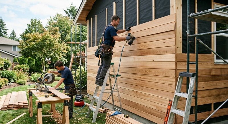 Hardwood Siding Installation in Florence, KY
