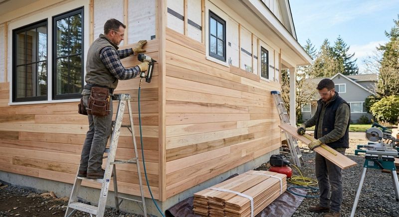 Hardwood Siding Installation in Guilford, IN