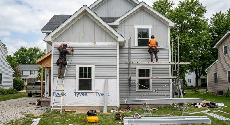 House Siding Replacement in Lawrenceburg, IN