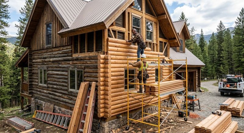 Log Siding Installation in Dearborn County, IN
