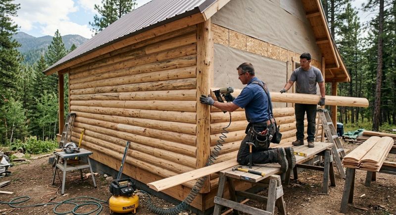 Log Siding Installation in Fairfield, OH