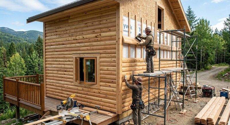 Log Siding Installation in Florence, KY