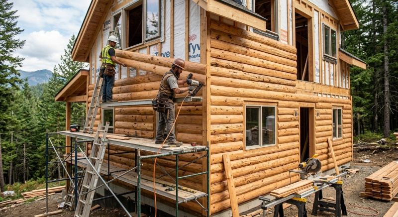 Log Siding Installation in Florence, KY