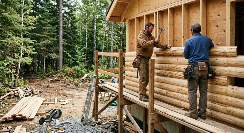 Log Siding Installation in Ripley County, IN