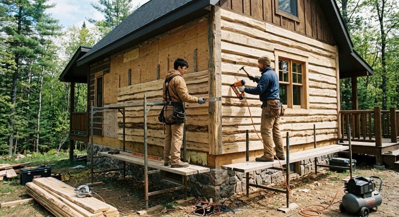 Log Siding Installation in Ripley County, IN