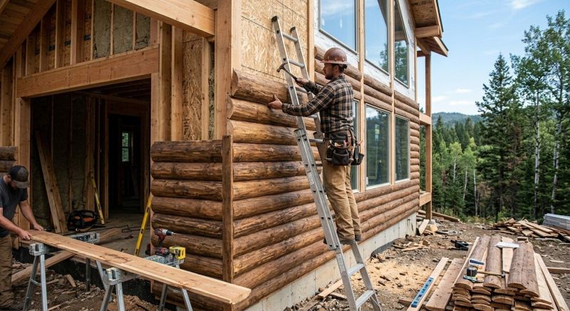 Log Siding Installation in West Harrison, IN