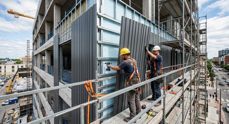 Metal Cladding Installation in Lawrenceburg, IN