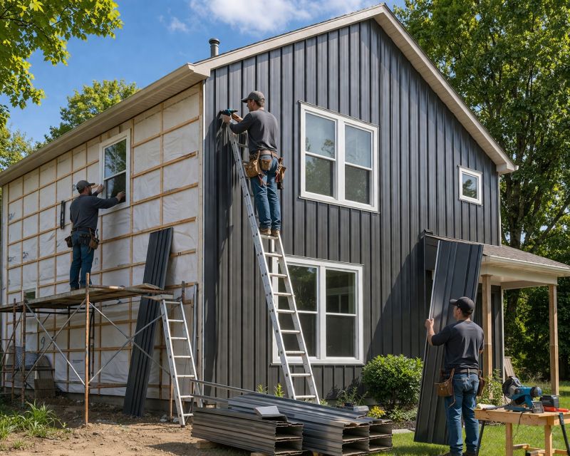 Metal Siding Replacement in Lawrenceburg, IN
