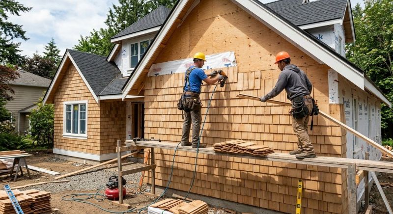 Shake Siding Installation in Aurora, IN
