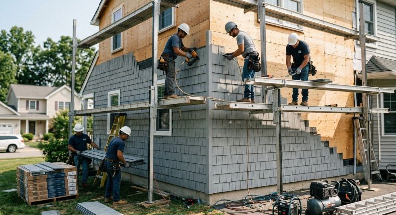 Shingle Siding Installation in Lawrenceburg, IN