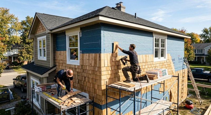 Shingle Siding Installation in Lawrenceburg, IN