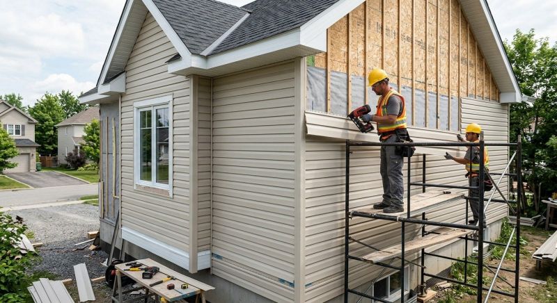 Synthetic Siding Installation in Lawrenceburg, IN