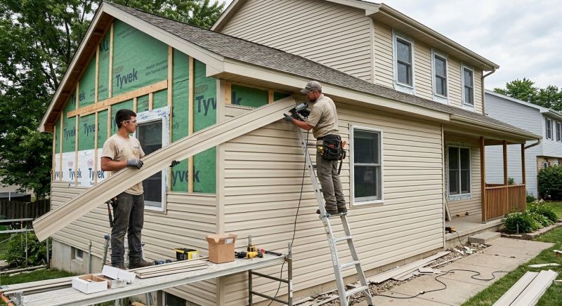 Vinyl Siding Installation in Aurora, IN