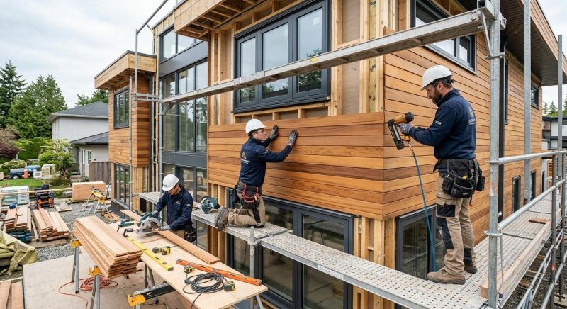 Wood Cladding Installation in Batesville, IN