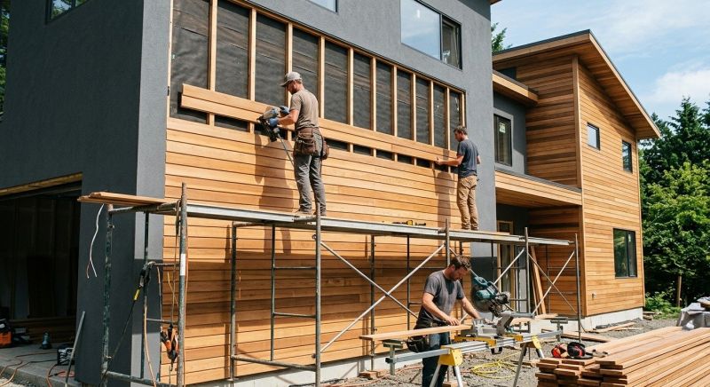 Wood Cladding Installation in Florence, KY