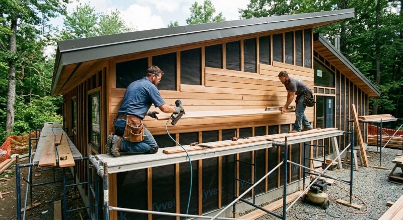 Wood Cladding Installation in Harrison, OH