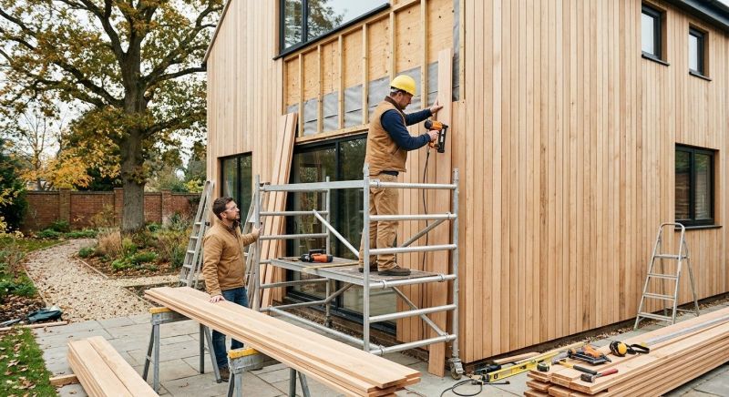Wood Cladding Installation in Independence, KY
