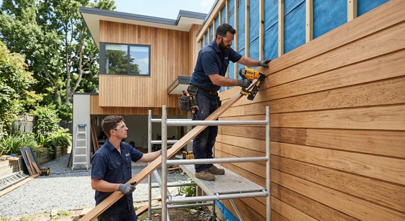 Wood Cladding Installation in West Harrison, IN