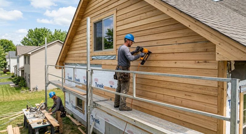 Wood Siding Installation in Lawrenceburg, IN